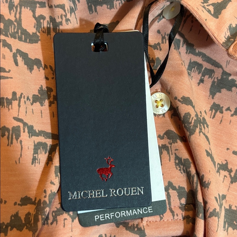 New Michel Rouen | performance polo shirt large - Picture 4 of 6